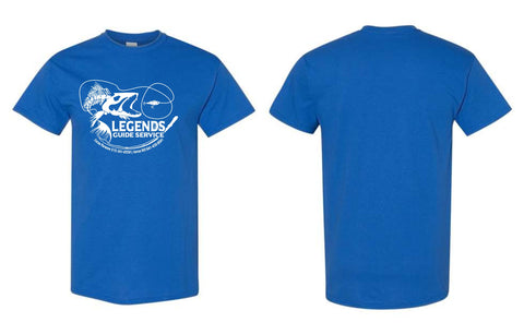 LGS - Legends Guide Service Royal Short Sleeve Tee | Front Only