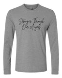 CFF - Next Level - Unisex CVC Long Sleeve T-Shirt |Stronger Through Our Angels|