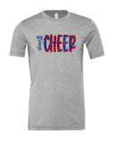 NK Vikings Cheer - Glitter Print Bella+Canvas Tee (2 Colors)