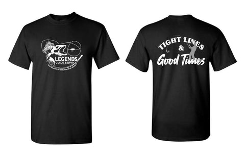 LGS - Legends Guide Service + Tight Lines Short Sleeve Tee (5 Colors)