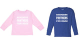 CS Spirit Shop - Toddler Cotton Jersey Long Sleeve Tee |Glitter or Plain Print|