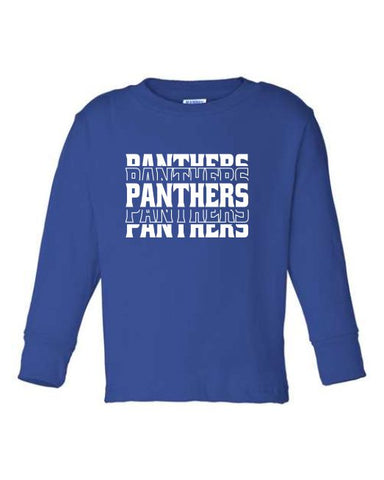 CS Spirit Shop - Toddler Cotton Jersey Long Sleeve Tee |Glitter or Plain Print|