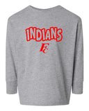 FC Spirit Shop - |Indians| Toddler Fine Jersey Long Sleeve Tee