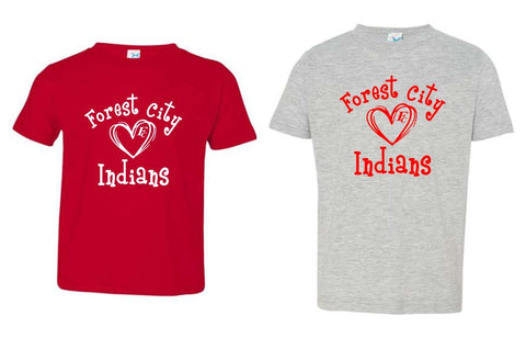 FC Spirit Shop - |FC Indians Heart| Toddler Fine Jersey Tee
