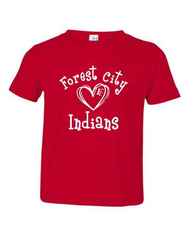 FC Spirit Shop - |FC Indians Heart| Toddler Fine Jersey Tee