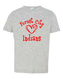 FC Spirit Shop - |FC Indians Heart| Toddler Fine Jersey Tee