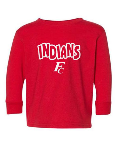 FC Spirit Shop - |Indians| Toddler Fine Jersey Long Sleeve Tee