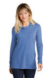 Hosmer - Ladies PosiCharge ® Tri-Blend Wicking Long Sleeve Hoodie