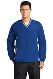 Hosmer - Tipped V-Neck Raglan Wind Shirt