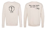 S4J - Bella+Canvas Unisex Sponge Fleece Drop Shoulder Crewneck Sweatshirt | Count to 4 {2 sides}