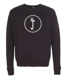 S4J - Bella+Canvas Unisex Sponge Fleece Drop Shoulder Crewneck Sweatshirt | 4J Circle Design