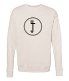 S4J - Bella+Canvas Unisex Sponge Fleece Drop Shoulder Crewneck Sweatshirt | 4J Circle Design