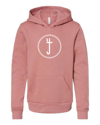 S4J - BELLA + CANVAS - Youth Unisex Sponge Fleece Hoodie | 4J Circle