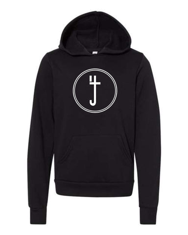 S4J - BELLA + CANVAS - Youth Unisex Sponge Fleece Hoodie | 4J Circle