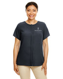ISB Devon & Jones Ladies' Perfect Fit™ Short-Sleeve Crepe Blouse