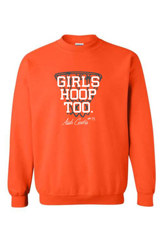 A.C.-Unisex Crew Sweatshirt {Girls Hoop Too}