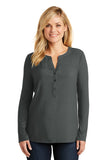 |Business Attire| Port Authority® Ladies Concept Henley Tunic