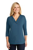 |Business Attire| Port Authority® Ladies Concept 3/4-Sleeve Soft Split Neck Top