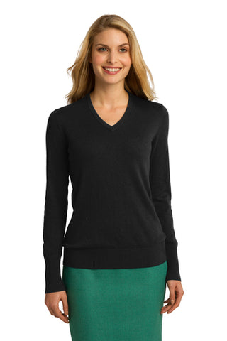 |Business Attire| Port Authority® Ladies V-Neck Sweater