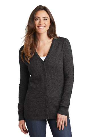 |Business Attire | Port Authority  Ladies Marled Cardigan Sweater