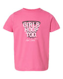 A.C. - Toddler Short Sleeve Tee {Girls Hoop Too}
