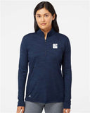 LLF - Adidas - Women's Lightweight Mélange Quarter-Zip Pullover