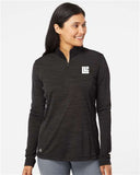 LLF - Adidas - Women's Lightweight Mélange Quarter-Zip Pullover