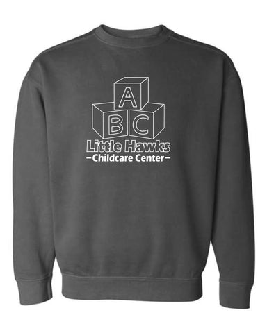 Little Hawks Childcare Center - Garment-Dyed Sweatshirt