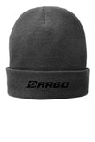 Drago - Fleece-Lined Knit Rollover Beanie