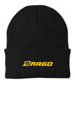 Drago - Fleece-Lined Knit Rollover Beanie