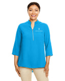 ISB Devon & Jones Ladies' Perfect Fit™ 3/4-Sleeve Crepe Tunic