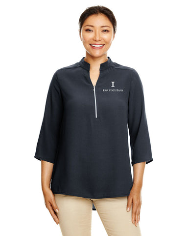 ISB Devon & Jones Ladies' Perfect Fit™ 3/4-Sleeve Crepe Tunic