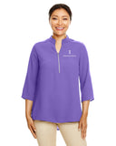 ISB Devon & Jones Ladies' Perfect Fit™ 3/4-Sleeve Crepe Tunic
