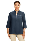ISB Devon & Jones Ladies' Perfect Fit™ 3/4-Sleeve Crepe Tunic