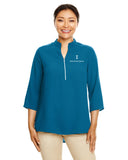 ISB Devon & Jones Ladies' Perfect Fit™ 3/4-Sleeve Crepe Tunic