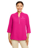 ISB Devon & Jones Ladies' Perfect Fit™ 3/4-Sleeve Crepe Tunic