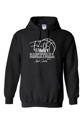 A.C.- Unisex Hoodie {Faith, Family, Basketball}