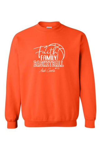 A.C.-Unisex Crew Sweatshirt {Faith, Family, Basketball}