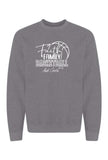 A.C.-Unisex Crew Sweatshirt {Faith, Family, Basketball}