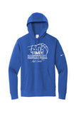 A.C. - Nike Club Fleece Sleeve Swoosh Pullover Hoodie {Faith, Family, Basketball}