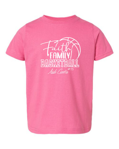 A.C. - Youth Dryblend Short Sleeve Tee {Faith, Family, Basketball}