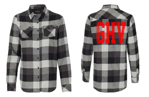GHV Holiday '22 - Women's Yarn-Dyed Long Sleeve Flannel Shirt (2 Options)