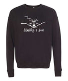 S4J - Bella+Canvas Unisex Sponge Fleece Drop Shoulder Crewneck Sweatshirt | Fruit Grows In the Valley