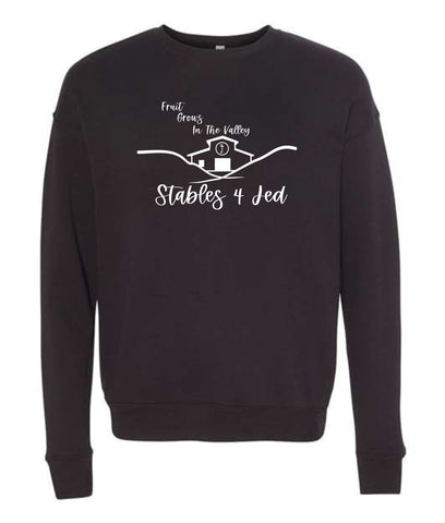 S4J - Bella+Canvas Unisex Sponge Fleece Drop Shoulder Crewneck Sweatshirt | Fruit Grows In the Valley