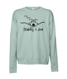 S4J - Bella+Canvas Unisex Sponge Fleece Drop Shoulder Crewneck Sweatshirt | Fruit Grows In the Valley