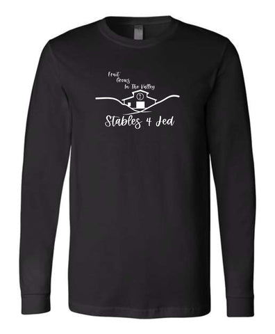 S4J -Youth Bella+Canvas Long Sleeve Tee | Fruit Grows in the Valley