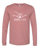 S4J -Youth Bella+Canvas Long Sleeve Tee | Fruit Grows in the Valley