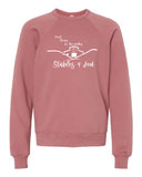 S4J -BELLA + CANVAS - Youth Sponge Fleece Crewneck Sweatshirt  | Fruit Grows in the Valley