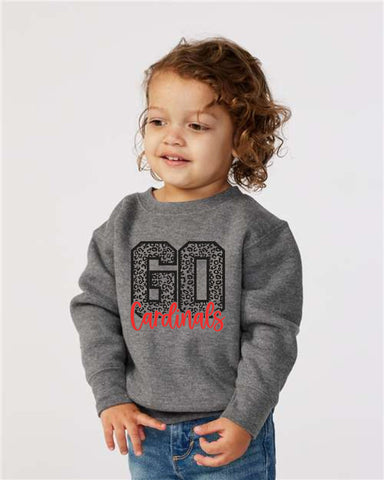 GHV Holiday '22 - Toddler/Youth GO Cardinals Crew Sweatshirt