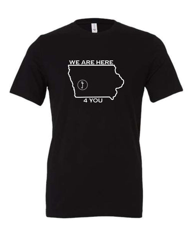 S4J - YOUTH Bella+Canvas Short Sleeve Tee | Here 4 You {front}